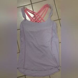 Lululemon Wild Tank – Heathered Pretty Purple / Iris Flower / Grapefruit (2)